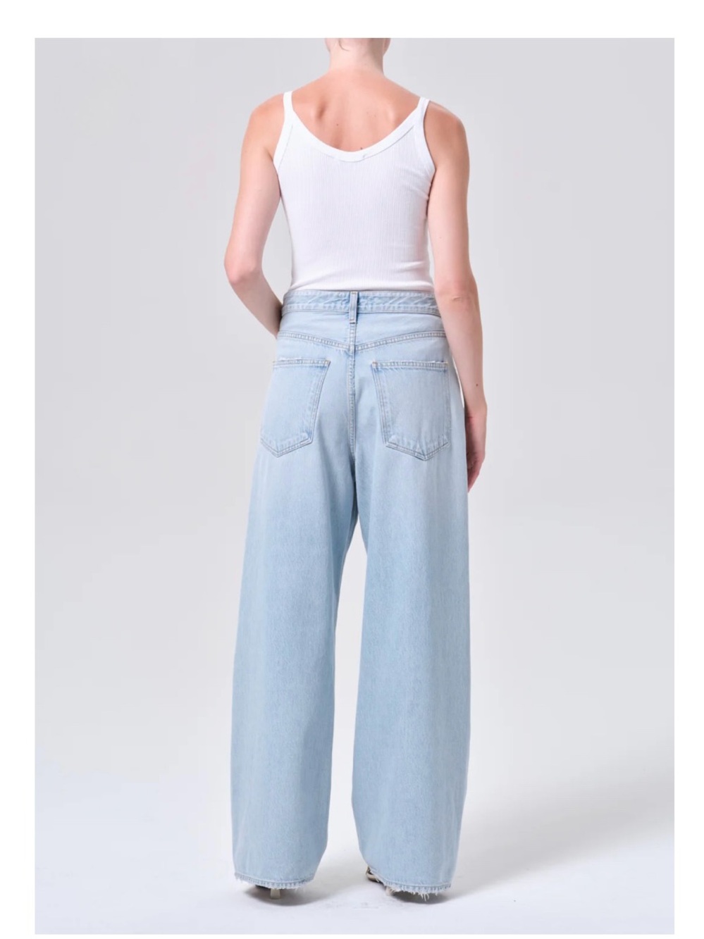 AGOLDE Vana Fold Wide Leg Jeans • Spark • Size 27 • NWOT $278 Celeb Fav - Picture 4 of 8